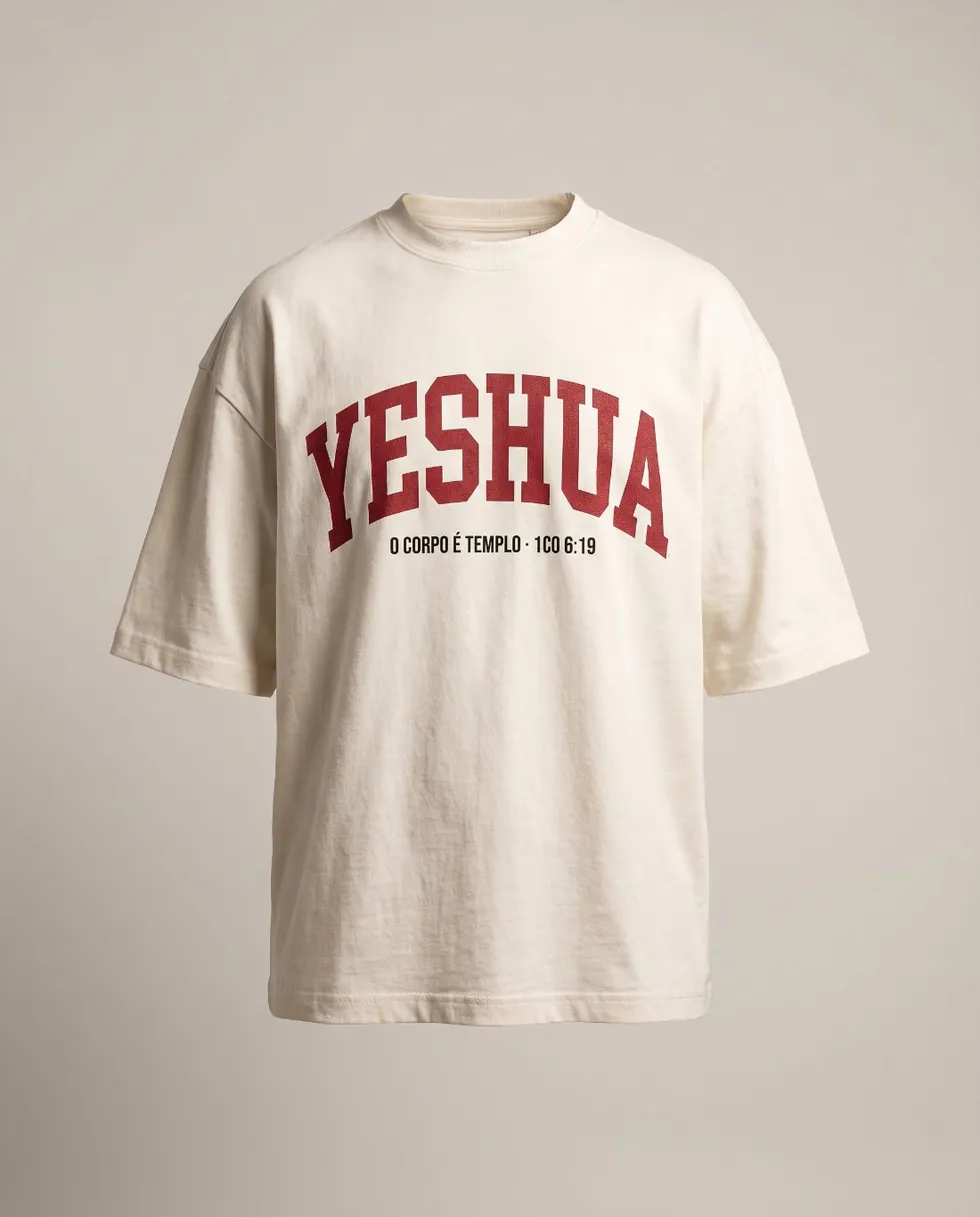 Camiseta Atlética off-white
