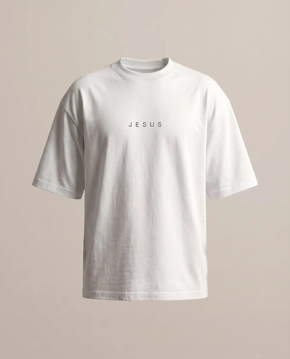 Camiseta Jesus branca